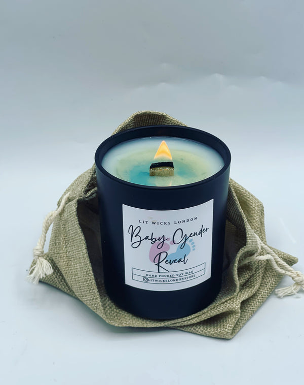 Baby Gender Reveal Candle
