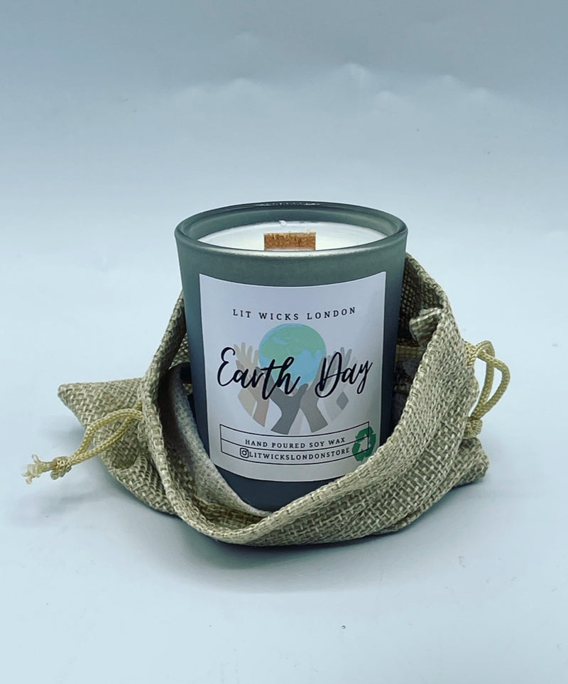 Earth Day Candle