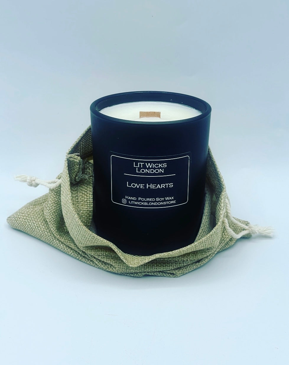 Love Hearts Candle