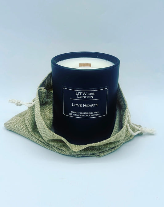 Love Hearts Candle