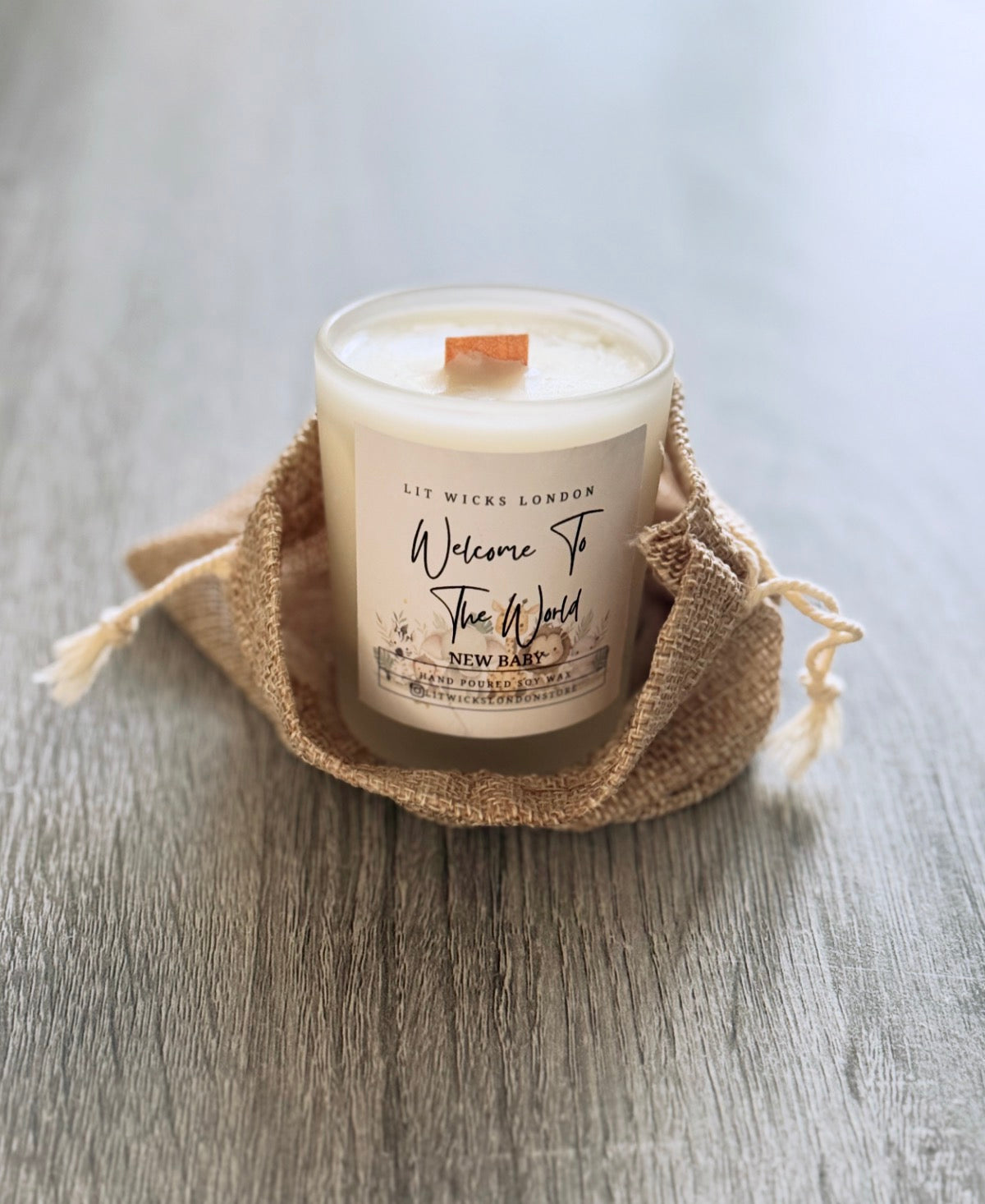 Welcome To The World / New Baby Candle