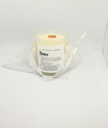 Sister / Auntie/ Grandma / Brother Uncle / Grandad Candle