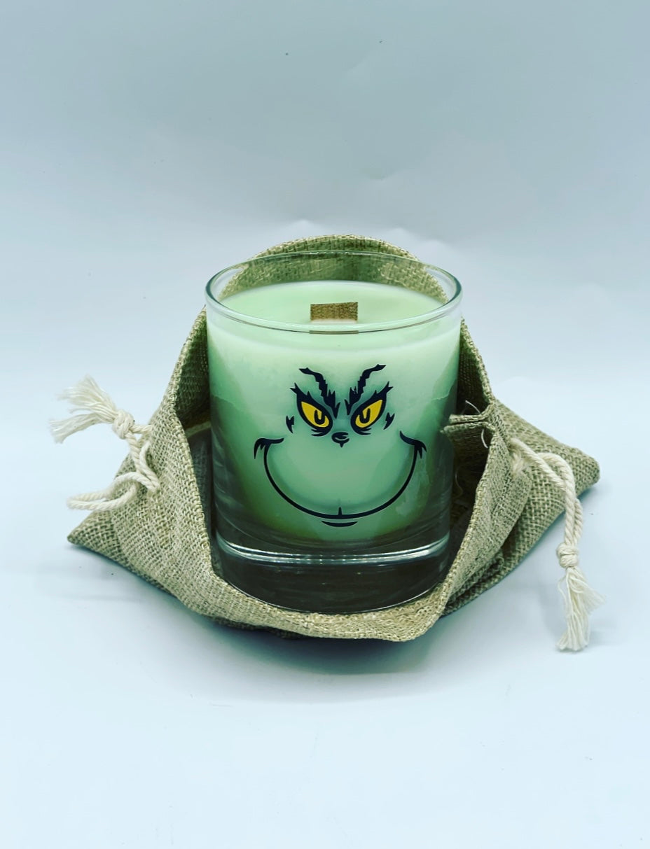 Grinch Candle