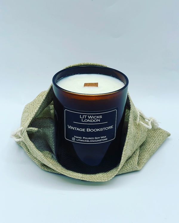 Vintage Bookstore Candle