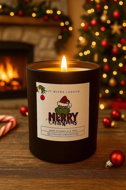 Merry Grinchmas Candle