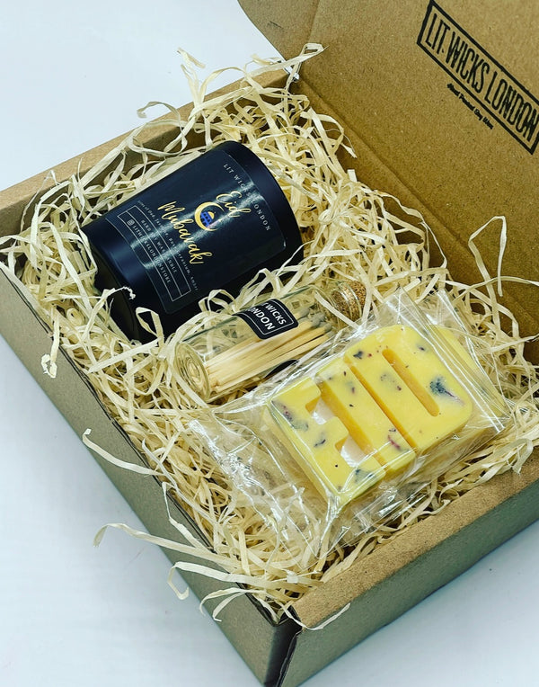 Eid Gift Set | 9cl Candle | Wax Melts | Matches