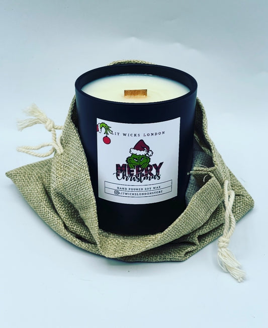 Merry Grinchmas Candle