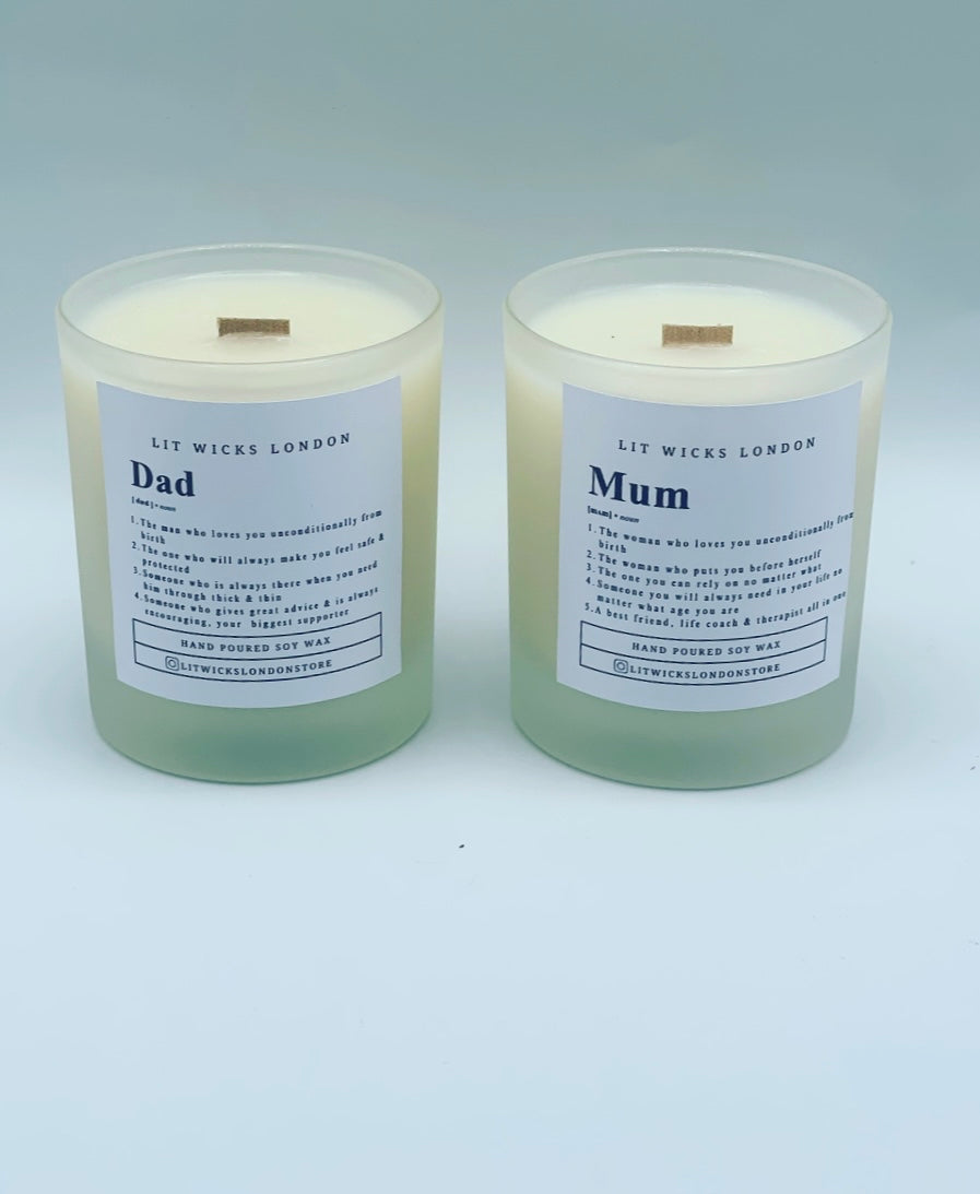 Mum / Dad Parent Candles