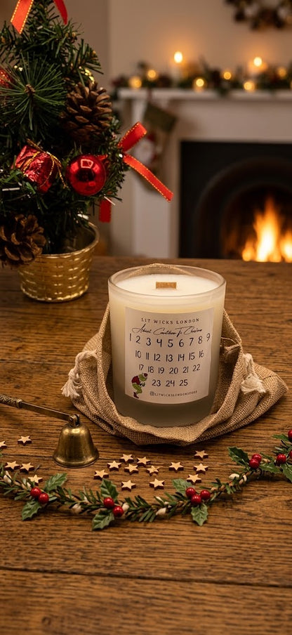 Advent Grinch Candle