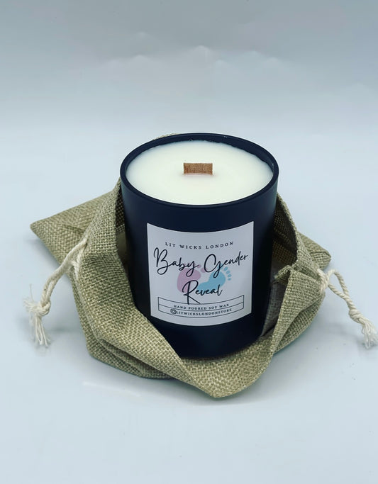 Baby Gender Reveal Candle