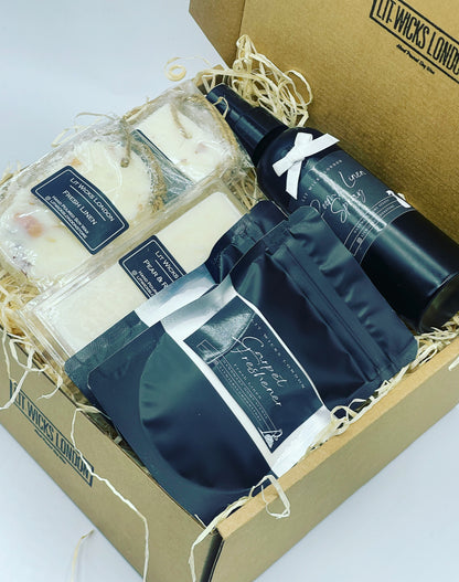 Mega Luxury Home Scent Gift Set | Room Spray | Carpet Freshener| Wardrobe Freshener