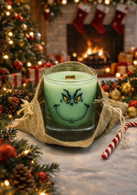 Grinch Candle