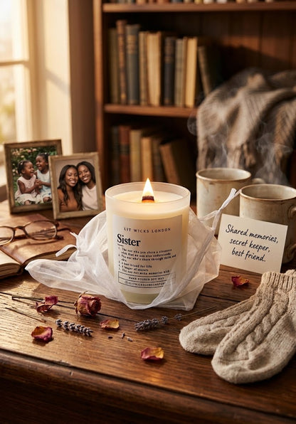 Sister / Auntie/ Grandma / Brother Uncle / Grandad Candle