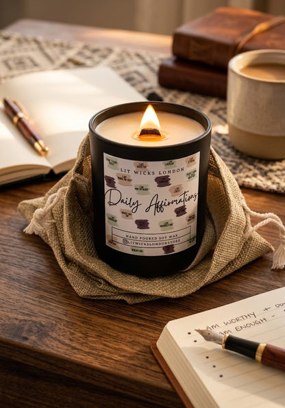 Daily Affirmation Candle