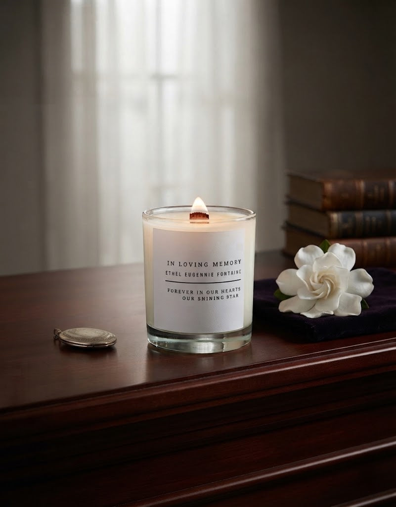 Memorial Personalized Candle | Favours
