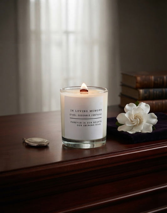 Memorial Personalized Candle | Favours