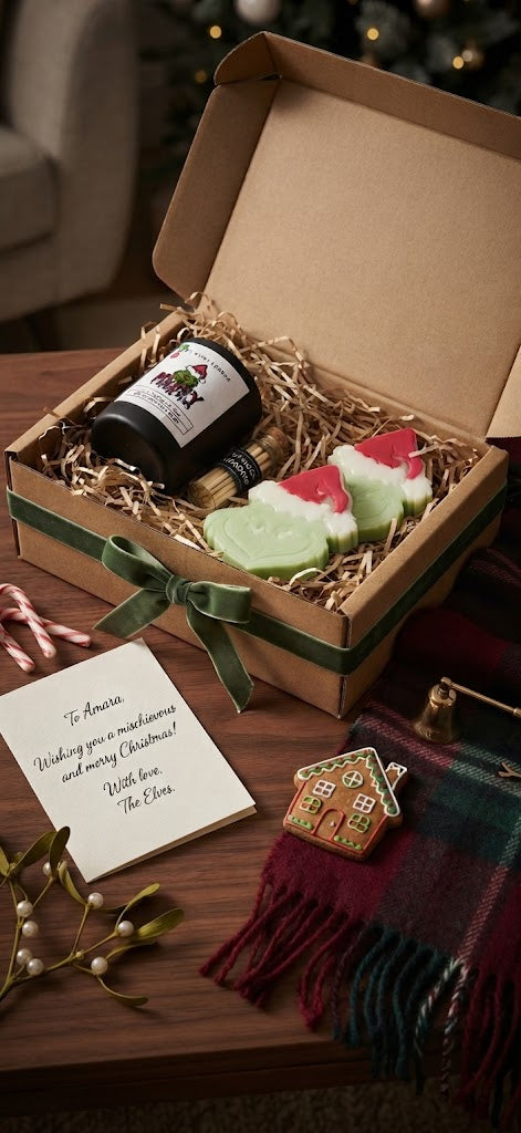 Grinch Candle | Wax Melt | Matches | Gift Set