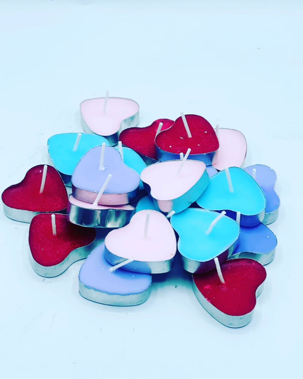 Heart Unscented Tea Lights