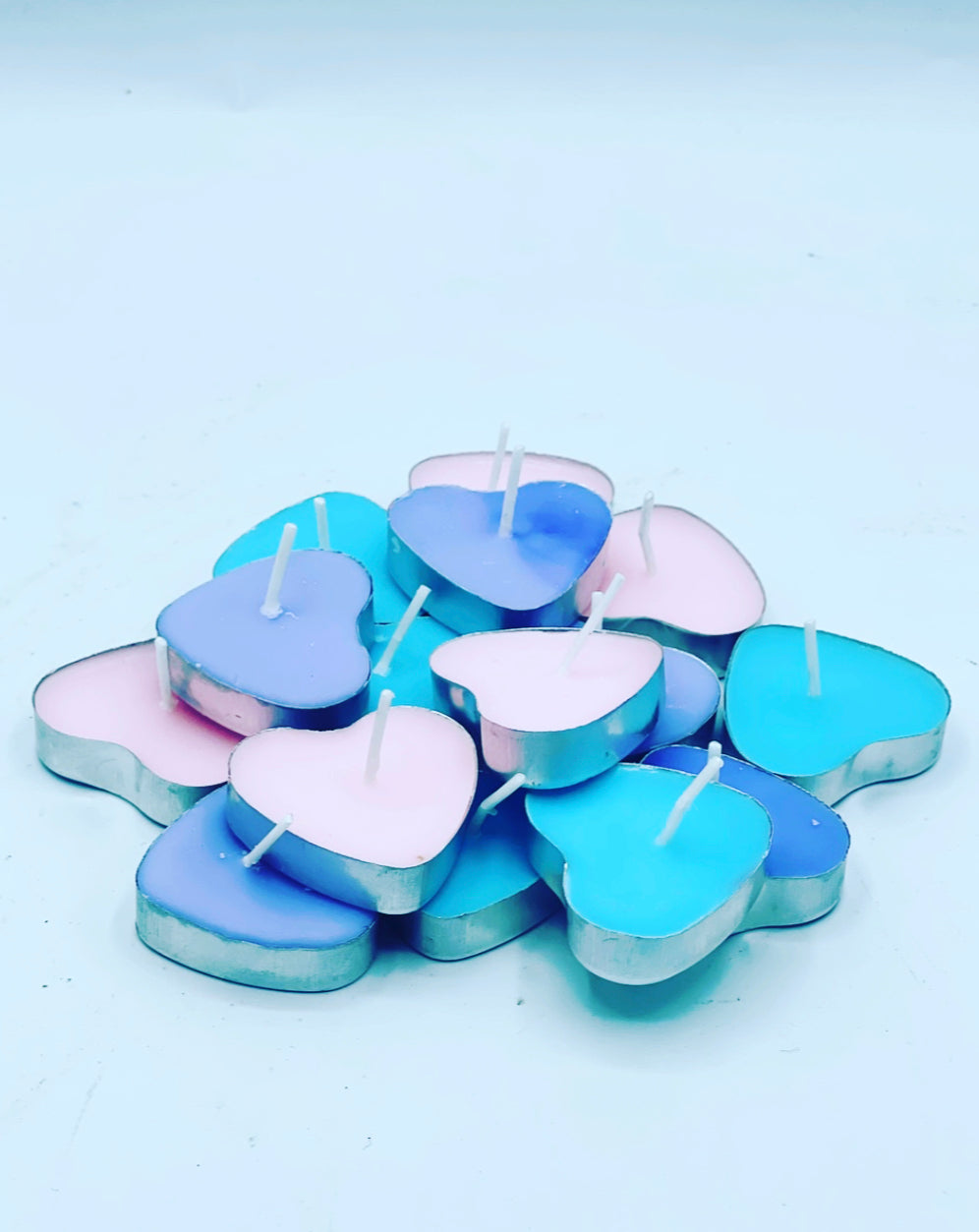 Heart Unscented Tea Lights